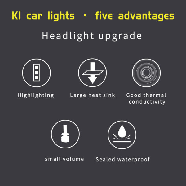 k1 led headlight bulb