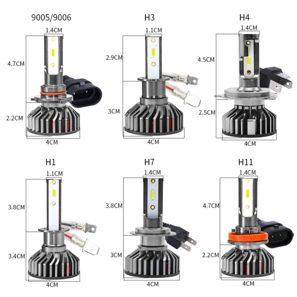 led headlight bulb f2 7