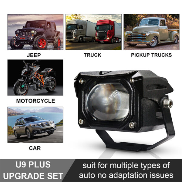 led headlight lens U9plus