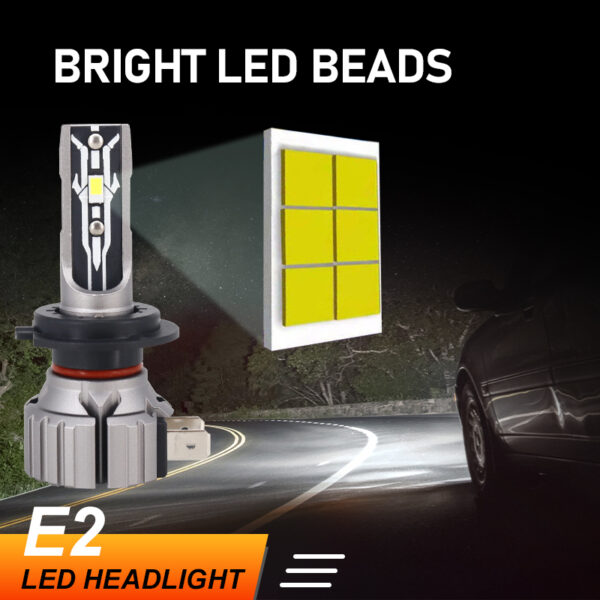 led headlight bulb E2