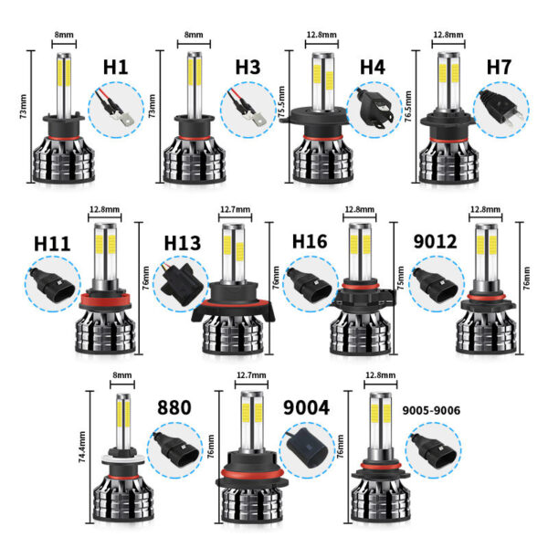 led headlight bulb K9