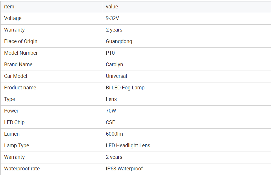 led lens projector P10